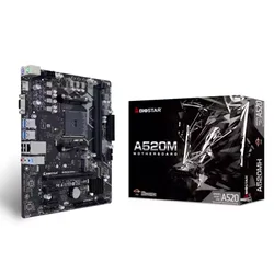 BIOSTAR Matična ploča A520MHP AMD Ryzen, AMI UEFI AMD A520 Micro ATX