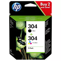 HP komplet črnil 304 (3JB05AE)