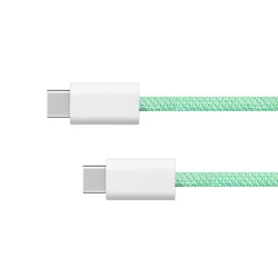 KRUGER&MATZ USB-C na USB-C kabl za brzo punjenje i prenos podataka, 100W, dužina 1 m, boja zelena, model KM1272-1G