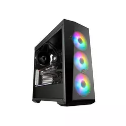 Ohišje za računalnik Cooler Master Midi MasterBox Lite 5 ARGB brez napajalnika, črno