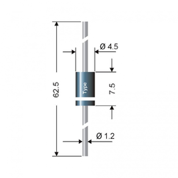 Semikron SCHOTTKY-dioda SEMIKRON SB 190-Semikron I(F)(AV) 1 AUrrm (V)90 V