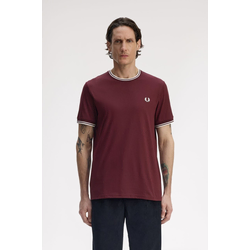 FRED PERRY TWIN MAJICA OXBLOODE