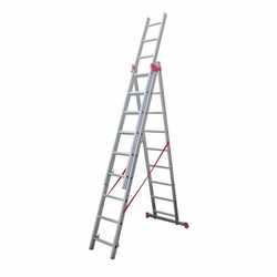 Aluminijumske merdevine 3 x 8 gazišta