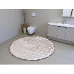 Okrugla Prostirka za kupatilo fi 100cm Roze boja ( VLK000198-rozeboja )