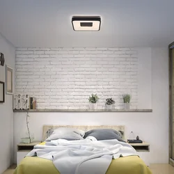 Osram - LED prigušiva stropno svetlo ORBIS PIANA LED/36W/230V 48,5x48,5 cm crna