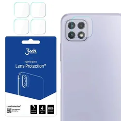 3mk kaljeno staklo za kameru Samsung Galaxy A22 4G set 4 kom
