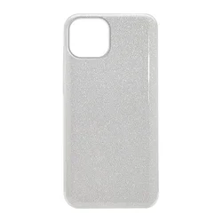 Maska Crystal Dust za iPhone 14 Plus, Srebrna