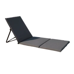 Ležaljka sklopiva za plažu 150x52cm, Siva