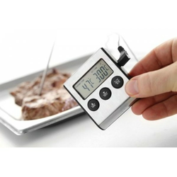 Digitalni termometer za pečenje s časovnikom
