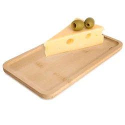 Orion Dekorativni bambusov krožnik za prigrizke 20x11 cm