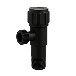 shumee Kotni kroglični ventil model 2 črne barve 1/2 x 3/8