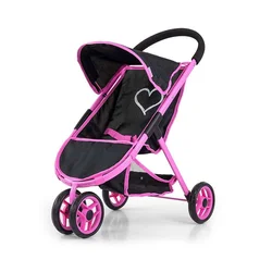 MILLY MALLY Susie Prestige Black Baby Golf voziček za lutke