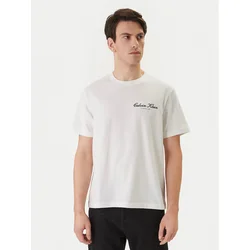 Calvin Klein Jeans Majica 20S MARCH  črna / bela