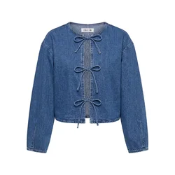 EDITED Bluza Lys moder denim
