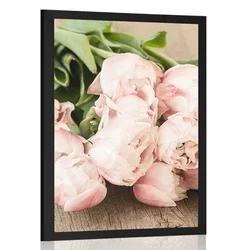 Plakat romantični šopek - 20x30 black