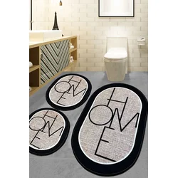 Lessentiel Maison Set prostirki za kupatilo Mohe, 3 Komada, Šarena