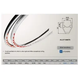 Felna 28(622) Mach 1 Omega silver 36H