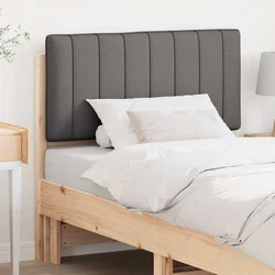 vidaXL Tapecirano vzglavje z vzglavjem Rjava in temno siva 90 cm