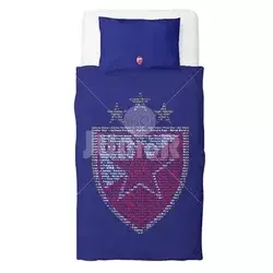Posteljina Crvena zvezda 140x200 Plavi grb