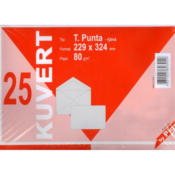KUVERTA C4, 229 X 324 MM, BO - RJAVA, 25/1