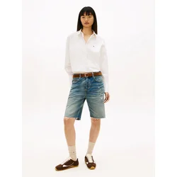 Tommy Jeans Srajca DW0DW22767 Bela Relaxed Fit