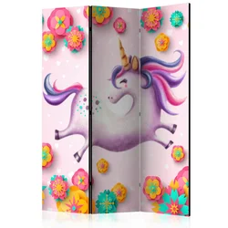 artgeist Paravan Lithe Unicorn, 3-Delni, Dvostranski