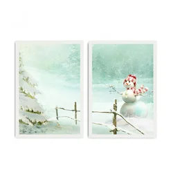 Wallxpert 2PBCTNOEL 01 Dekorativne slike