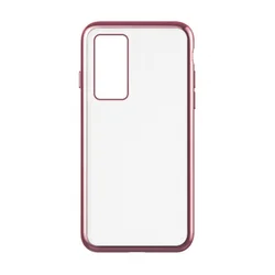Maska Electro Border za Huawei P40 Pro roze zlatna