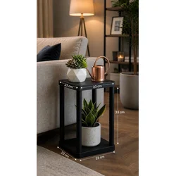 HANAH HOME Višenamenska polica Sakura 2 Black