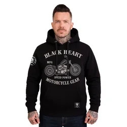 Hoodi moška - CHOPPER - BLACK HEART - 21122