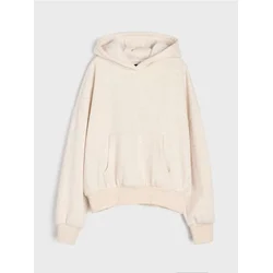 Sinsay - Hoodie sa pamukom - BEŽ
