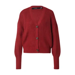 VERO MODA Pletena jopa VMLEA temno rdeča