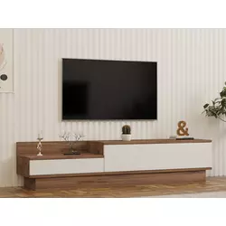 Hanah home TV Komoda Barko Bež-Bela