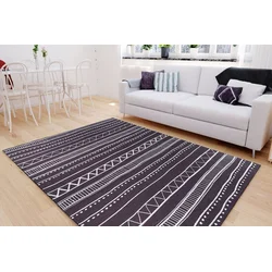 Conceptum Hypnose Tepih Ada Gönül Chenille 294, 75x230cm, Crni