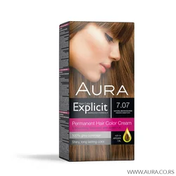 EXPLICIT BOJA ZA KOSU 7.07 NEW prirodno smeđe