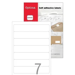 Optima etikete a4 192x38 / 7kom ( 32104 )