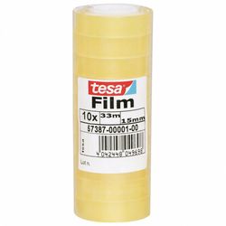 Traka lepljiva 15mm/33m pk10 Tesafilm Tesa 57387 providna