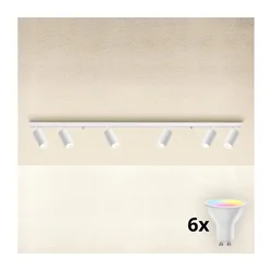 Brilagi - LED RGBW prigušiva spot svetiljka SELE MODERN 6xGU10/6,5W/230V Wi-Fi bela