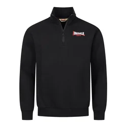 LONSDALE Majica Gryffidam brusnica/črna/bela