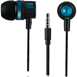 CANYON Stereo earphones with microphone, 1.2M, green