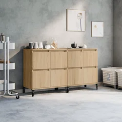 Komoda 2 kom boja hrasta sonome 60x35x70 cm konstruirano drvo