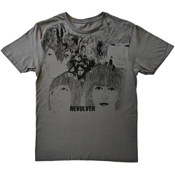 The Beatles Revolver Charcoal Grey L Majica