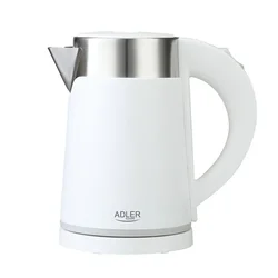 Adler Električni grelnik vode 0,6 L bela barva AD1372W