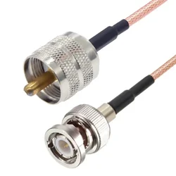 Pigtail BNC vtič/UHF vtič RG316 10m PP