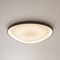 Lucande LED stropna svetilka Asken, 61 cm, rjava, CCT, z možnostjo zatemnitve - Hodnik - Sodobni - kavno rjava, bela - Aluminij