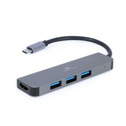 Adapter Cablexpert A-CM-COMBO2-01 USB C - HDMI/3xUSB 3.0