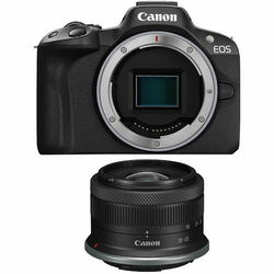 Digitalni fotoaparat Canon, mirrorless, EOS R50 + RF-S 18-45mm f/4.5-6.3 IS STM 8714574673028
