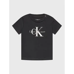 Calvin Klein Jeans Majica Monogram IN0IN00001 Črna Regular Fit