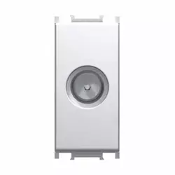 KOMUNIKACIJSKA vtičnica MODUL KONČNA TV BELA, 1 DB, 1M, BOK