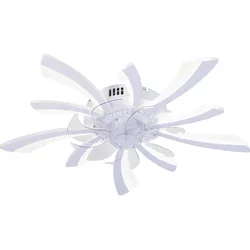 Brilagi - LED prigušiva svetiljka sa ventilatorom LED/50W/230V 3000-6500K bela + daljinski upravljač